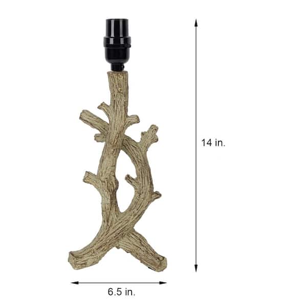 Mix and Match 14 .25 in. Driftwood Branch Accent Lamp Base