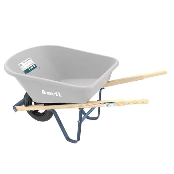 5 cu. ft. Poly With Wood Handles