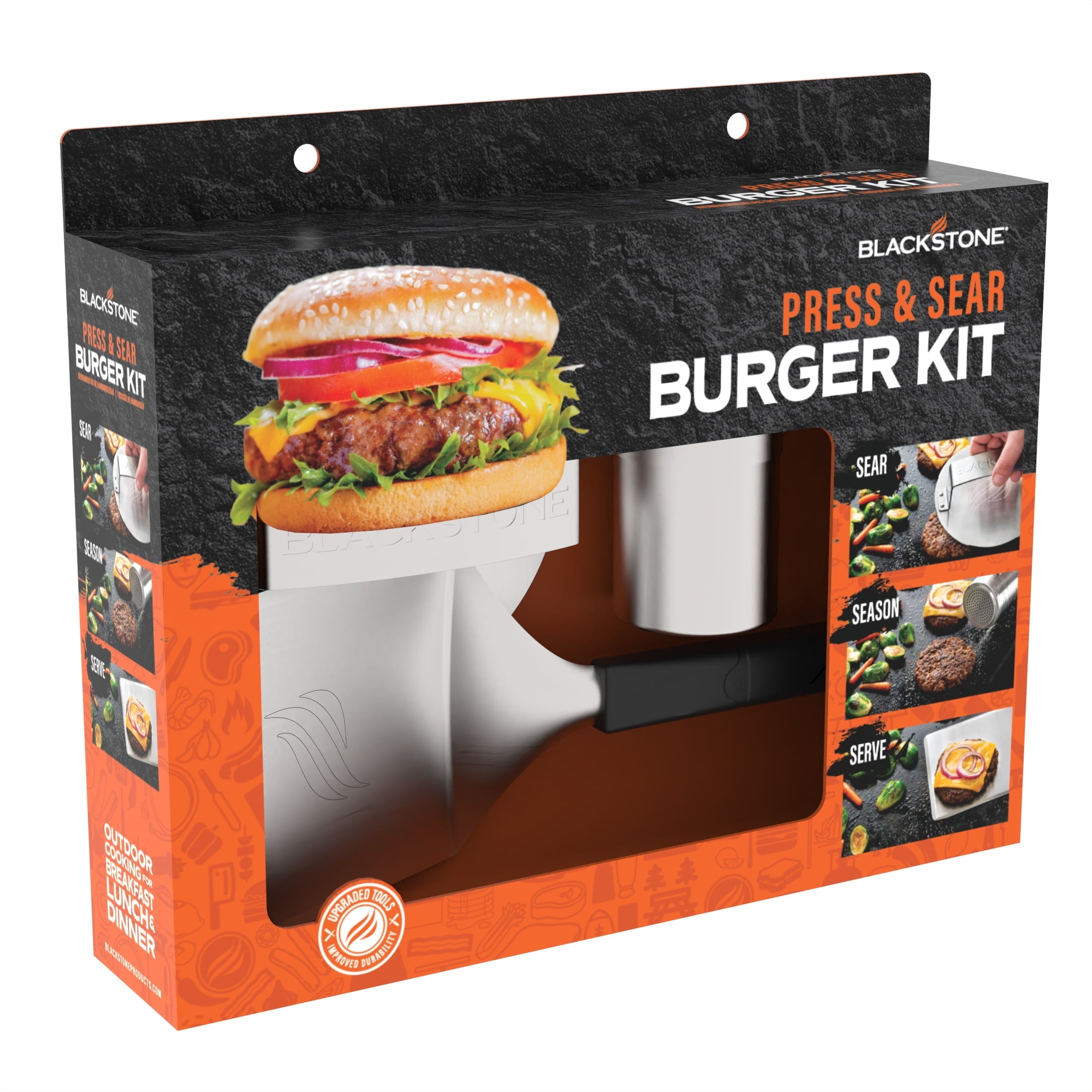 Blackstone 3-Piece Press & Sear Hamburger Must Have Tool Kit