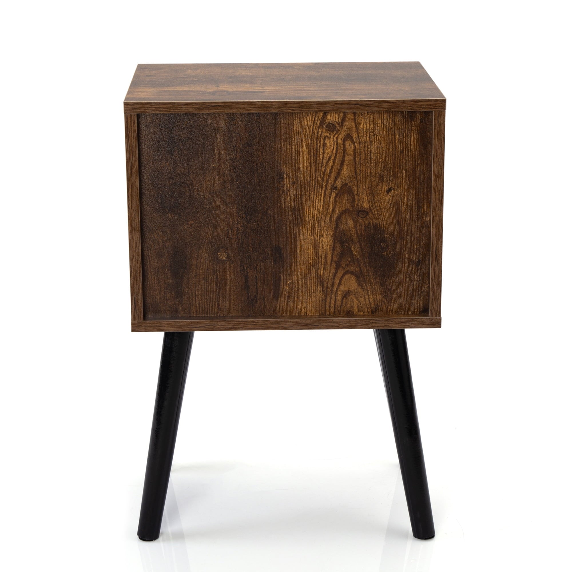 Modstyle Nightstand Set of 2 with Drawers, Mid Century Wood Nightstand Set