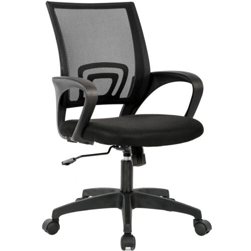 Home Office Chair Mesh Office Chair Ergonomic Desk Chair Mid Back With Armrest