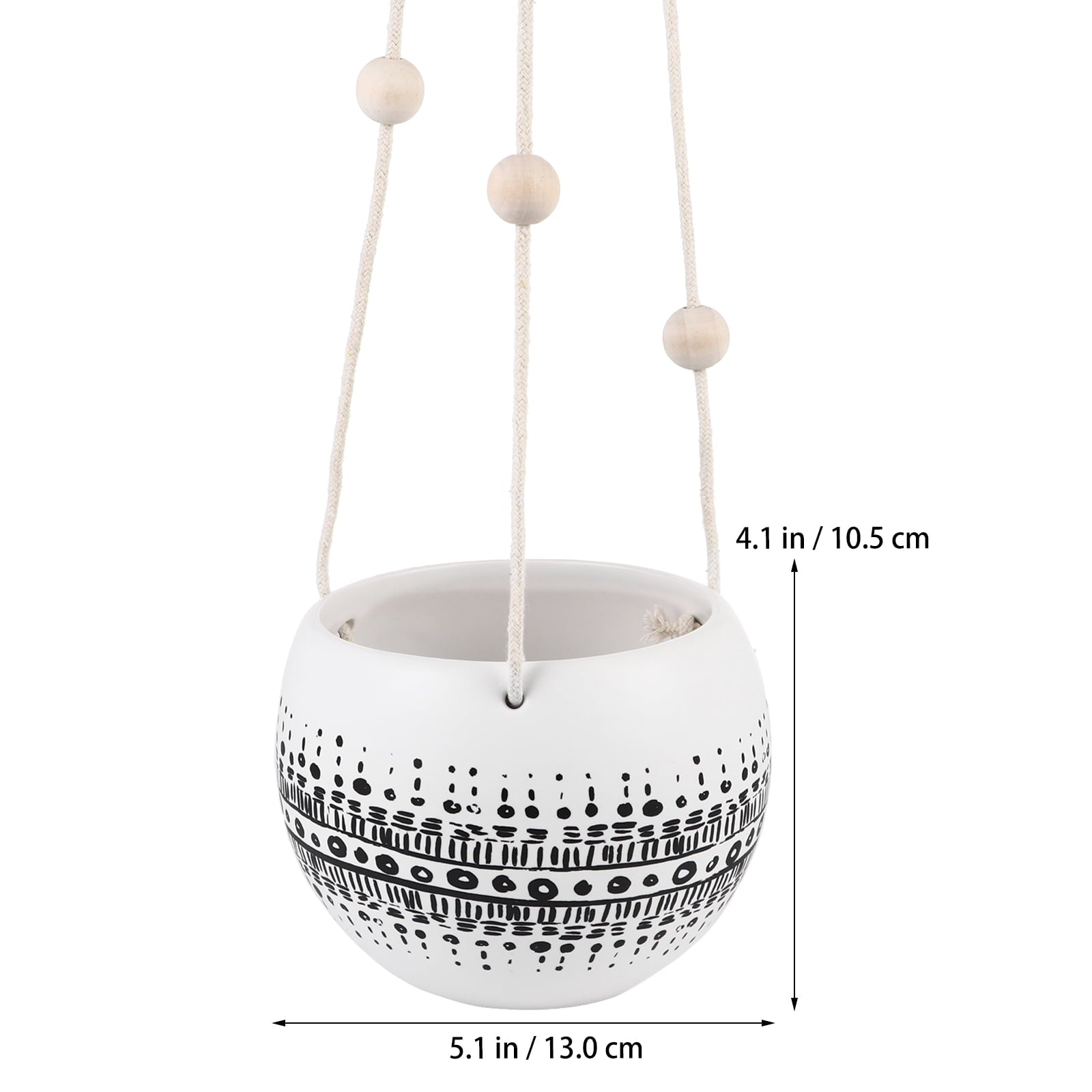 HOMEMAXS Hanging Plant Pot Ceramic Succulent Planter Wall Hanging Planting Flowerpot