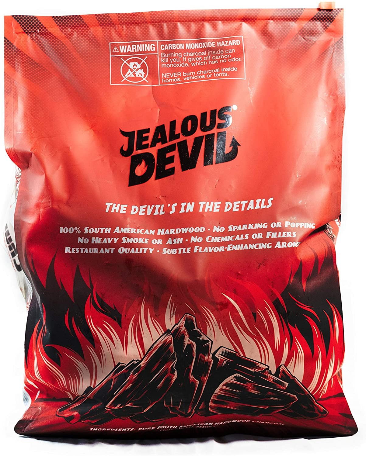 Jealous Devil All Natural Hardwood Lump Charcoal 1 - 10lbs Bag