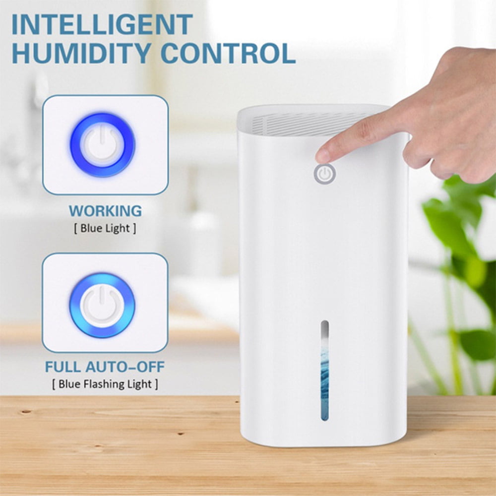 Wobythan Home Dehumidifier Portable Moisture Absorber Air Dryer for Basement Bathroom Wardrobe