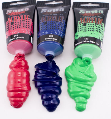 SoHo Urban Artist Acrylic Paint - Thick, Rich, Water-Resistan<wbr/>t, Heavy Body Paint