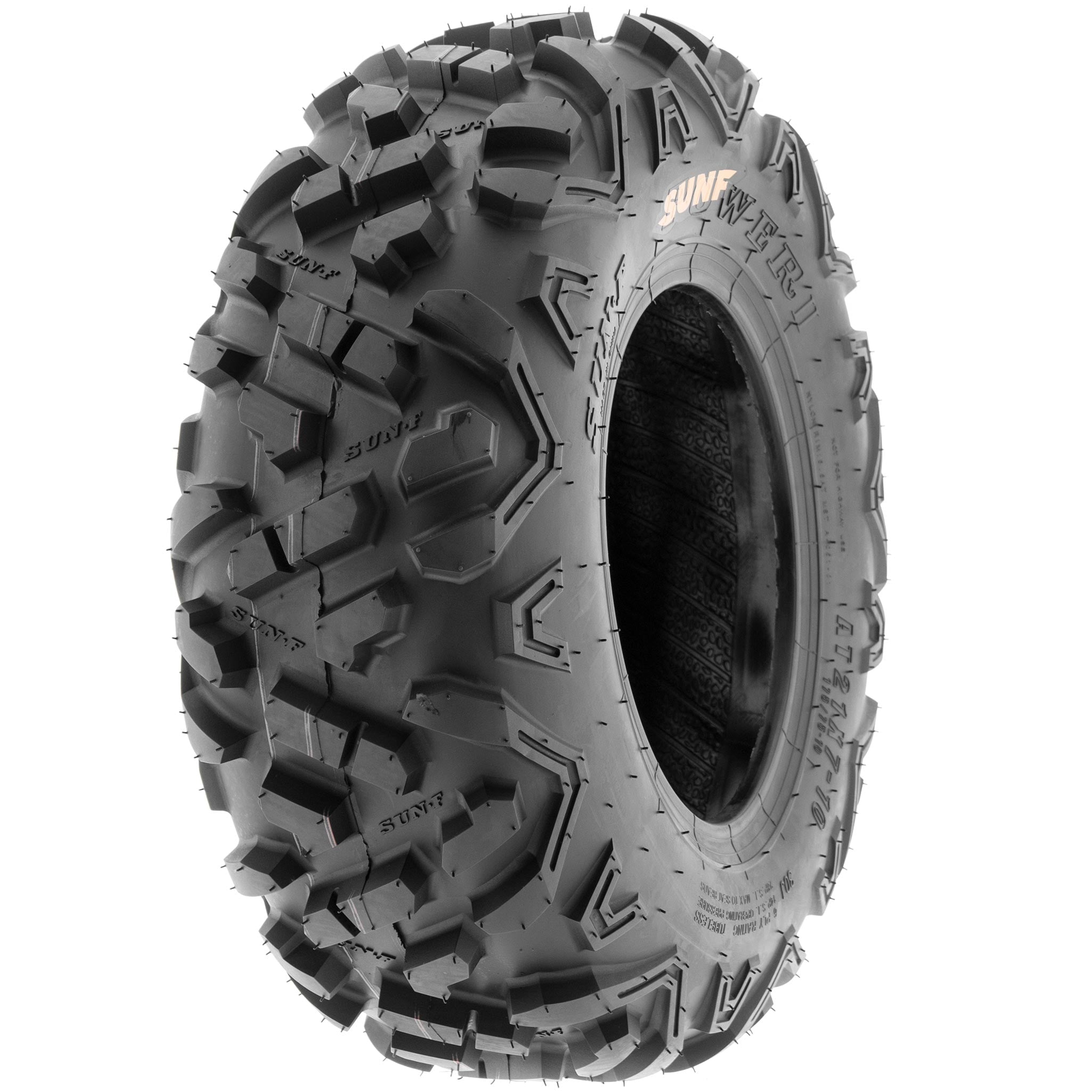 SunF All Terrain ATV UTV Tires 22x7-10 & 20x10-9 6 PR A051 (Complete Full Set of 4)