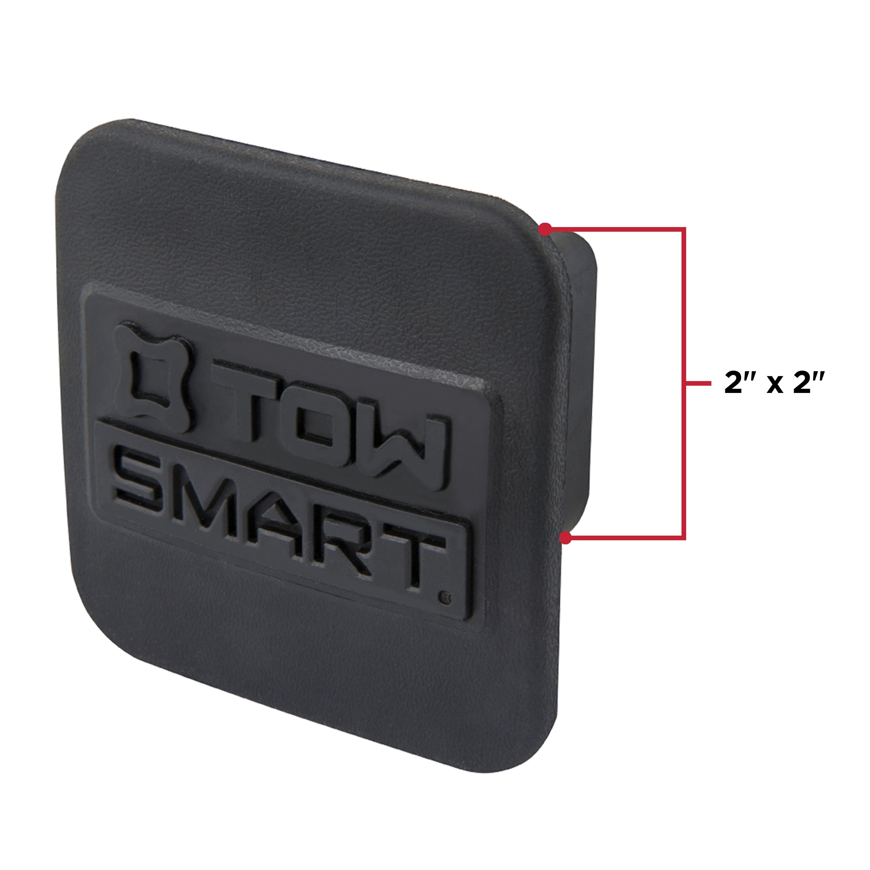 TowSmart 7282 Automotive Hitch Cover, Fits 2 in Receiver Tube