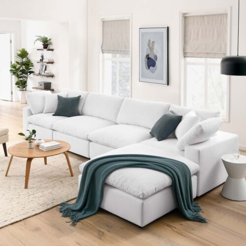 Commix Down Filled Overstuffed 5 Piece Sectional Sofa Set-EEI-3358 Modway Modern