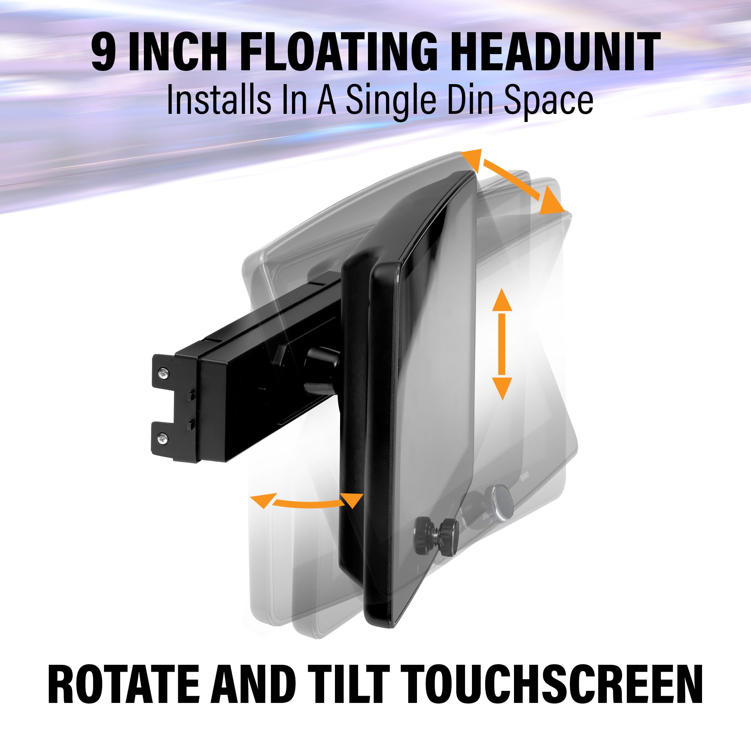 BOSS Audio Systems BCPA9 Apple CarPlay Android Auto 1 Din Car Stereo System