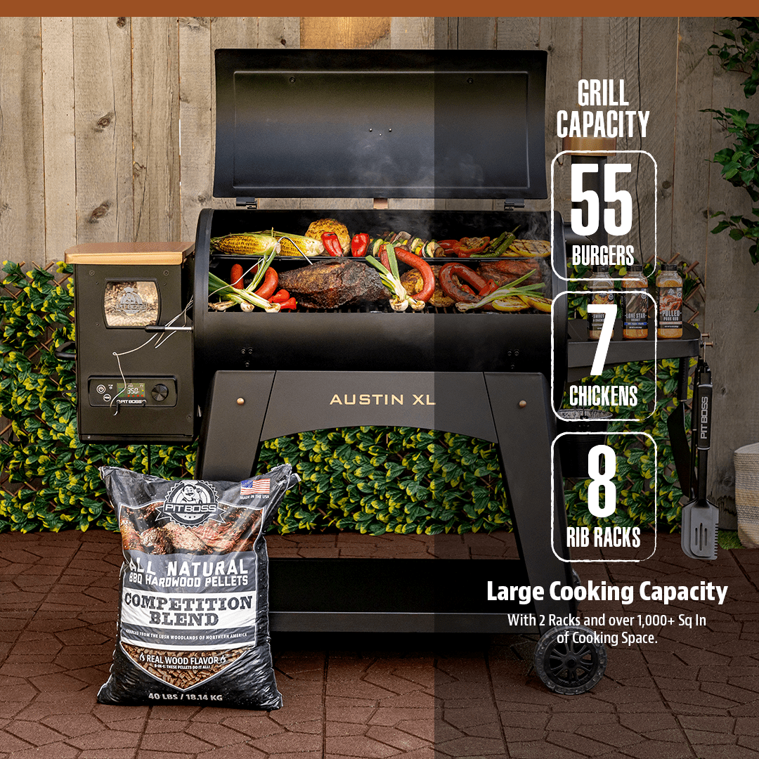 Boss Onyx Edition Austin XL 1000 Wood Pellet Grill