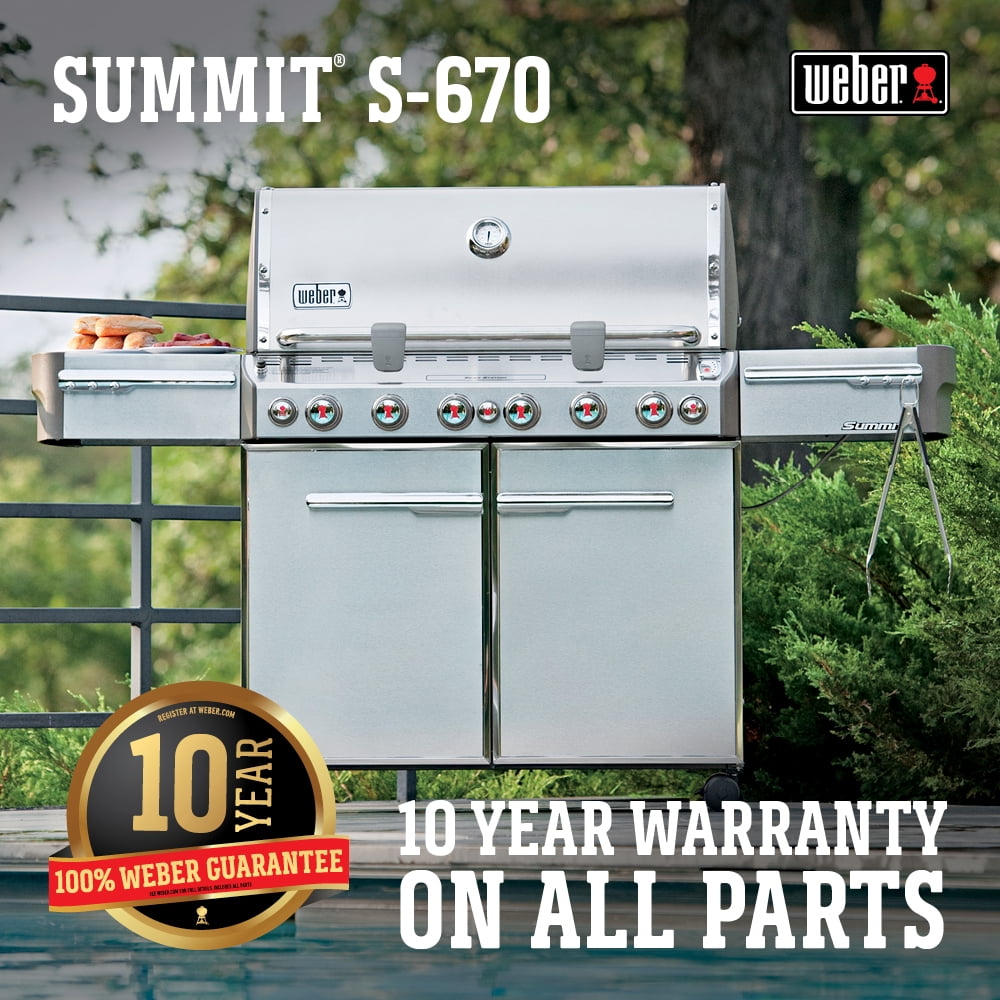 Weber Summit S-670 Liquid Propane Gas Grill
