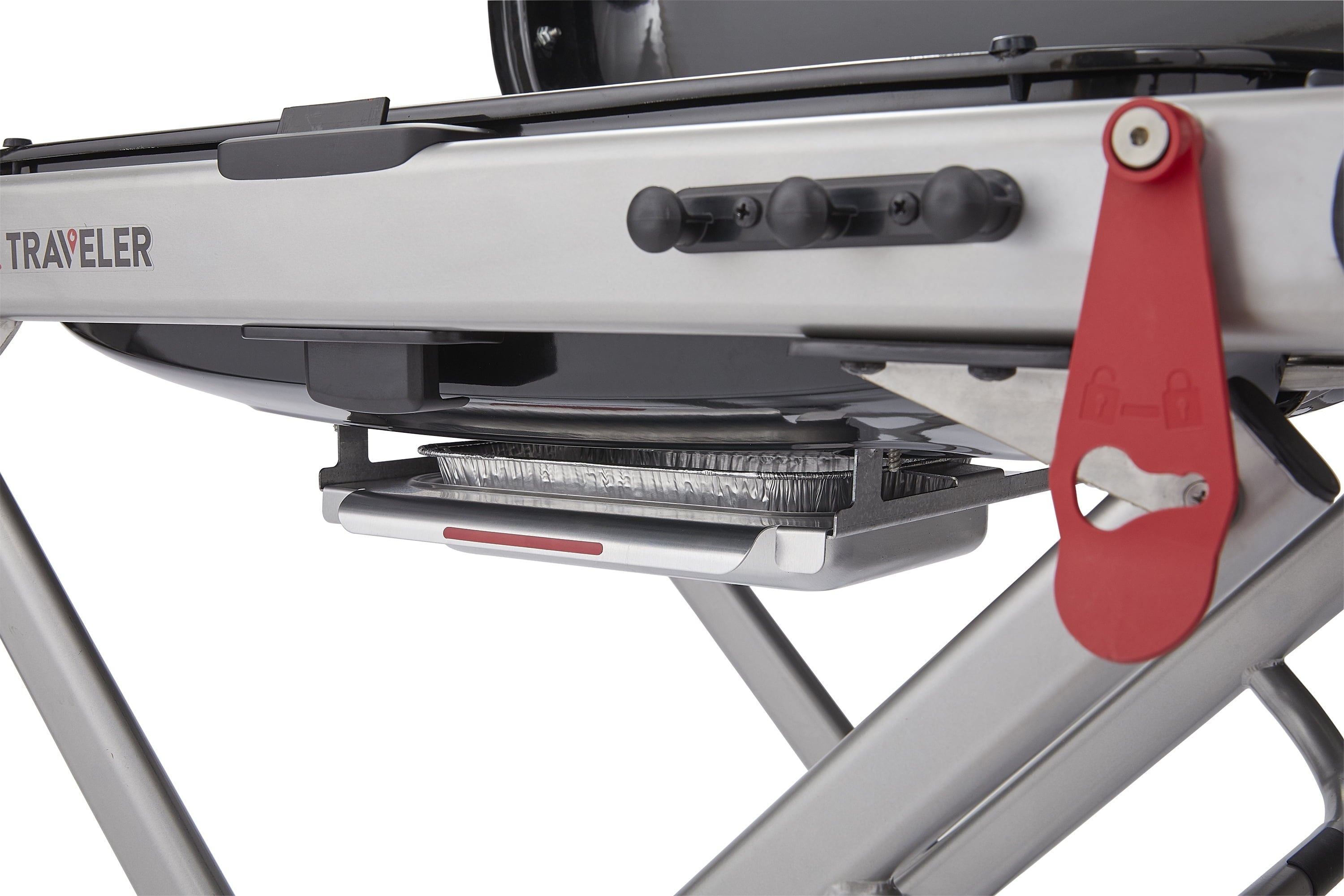 Traveler Portable Propane Gas Grill, Black