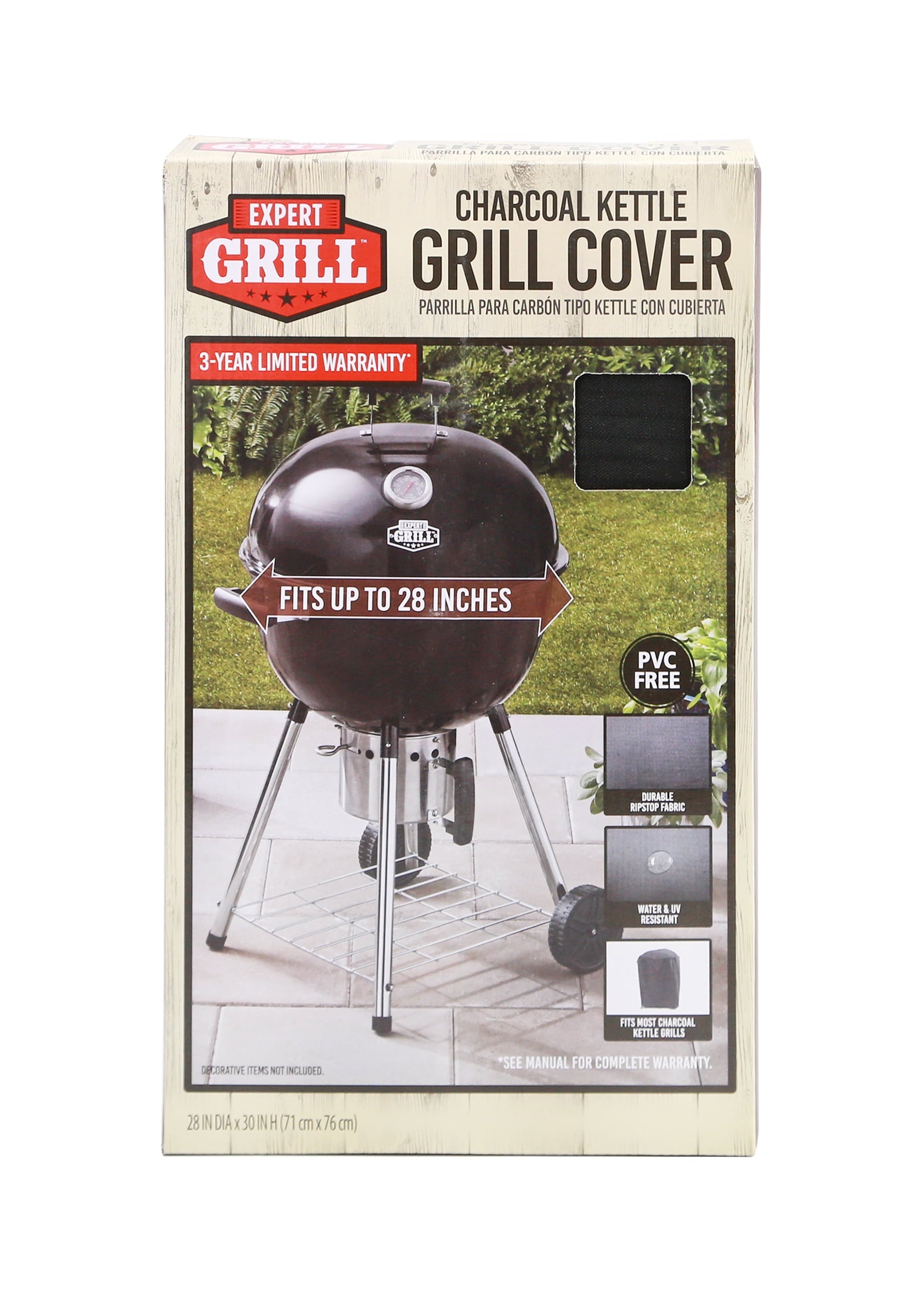 Expert Grill 28 inch Heavy Duty Charcoal Kettle  Grill Cover