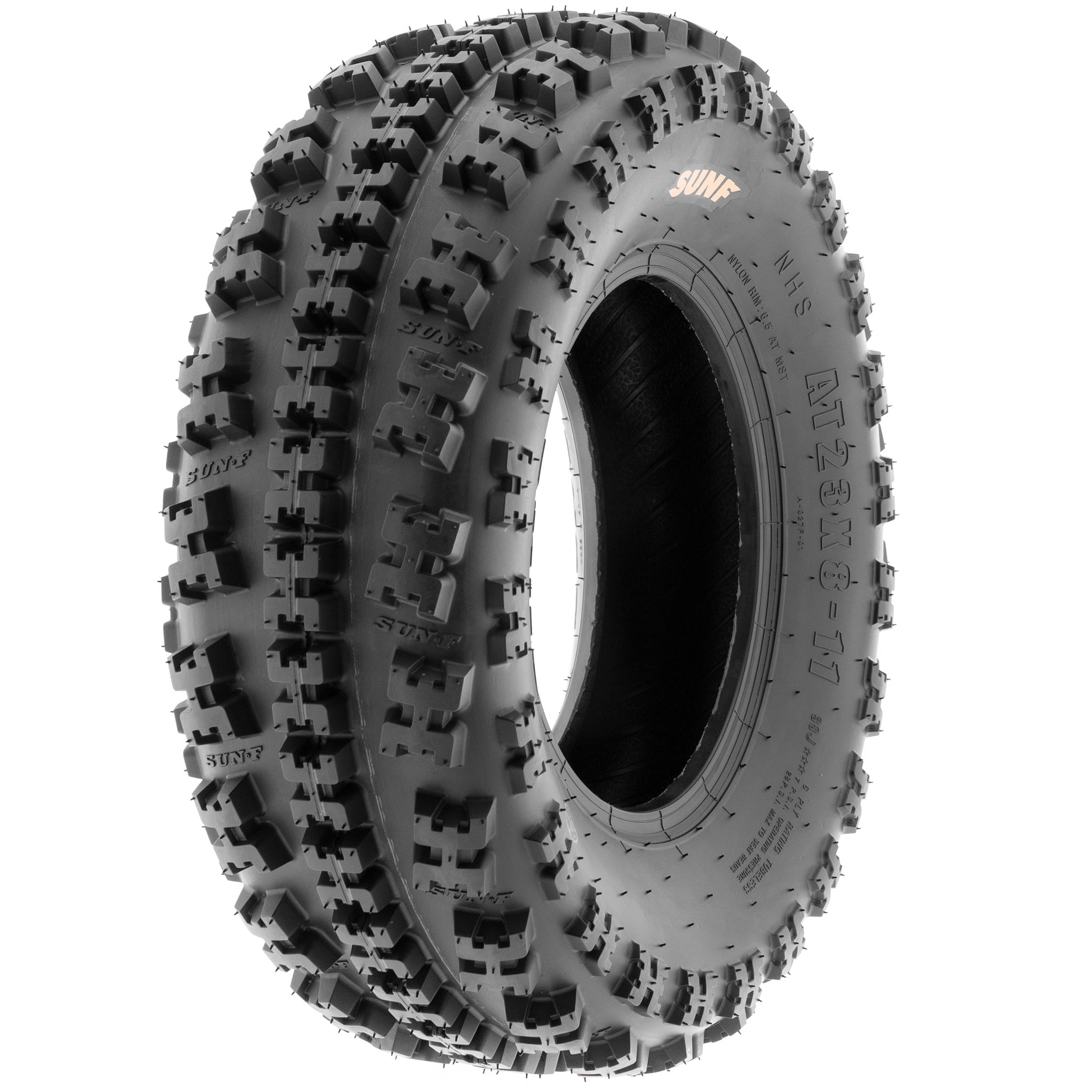 SunF All Terrain ATV UTV Tires 22x7-10 & 20x10-9 6 PR A027 (Complete Full Set of 4)