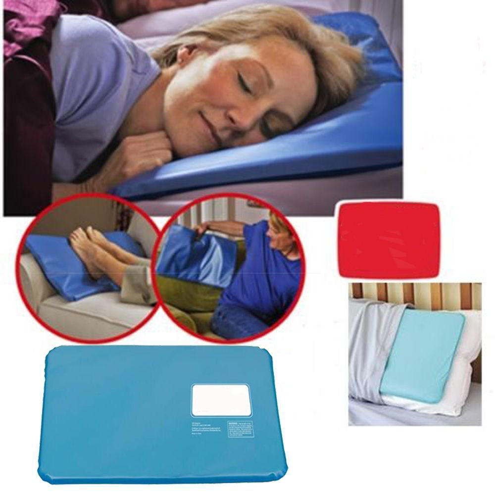 1Pcs Ice Cold Pillow Cool Gel Hypoalergentic Non-toxic Aid Pad Therapy Relax Muscle Relief Sleeping Mat Travel Pillow