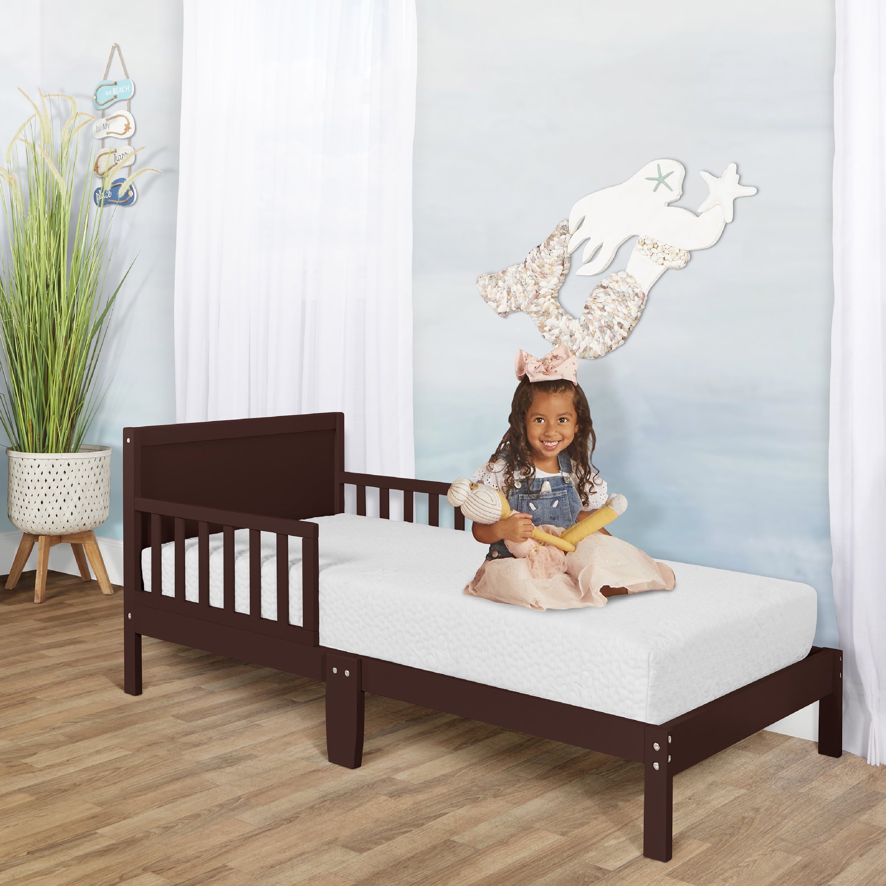 Dream On Me Brookside Toddler Bed, Espresso