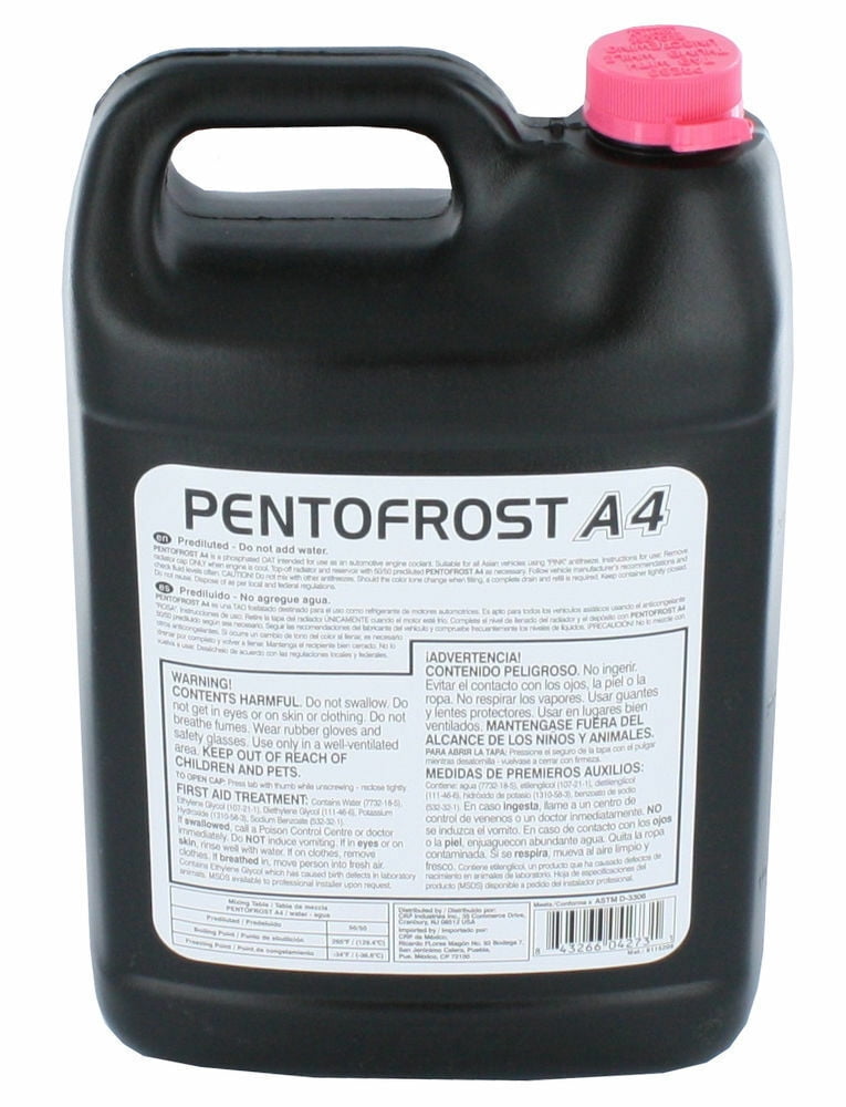Pentosin Pentofrost A4 HOAT Phosphated Asian 50/50 Prediluted Antifreeze / Coolant - 1 Gallon, 1 gallon jug, sold by gallon