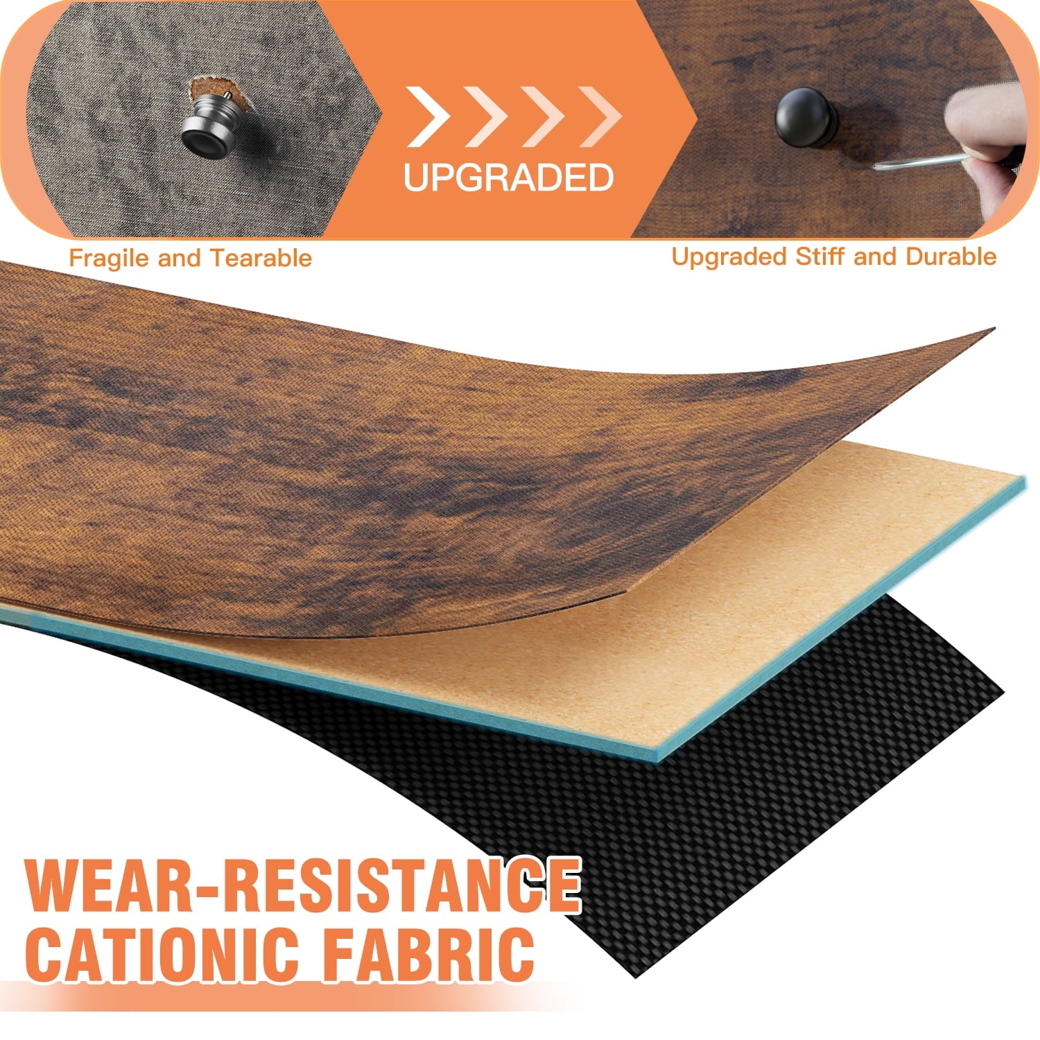 EnHomee Dressers for Bedroom Dresser with 12 Fabric Drawers,Bedroom Furniture Large Dressers&Chests of Drawers with Wood Top Metal Frame, 8+4Drawers Rustic Brown