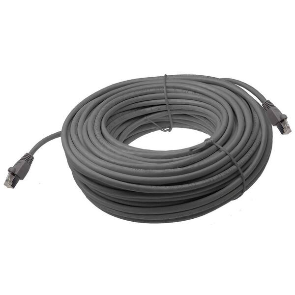 100 ft. Cat6a Snagless Shielded (STP) Network Patch Cable, Gray