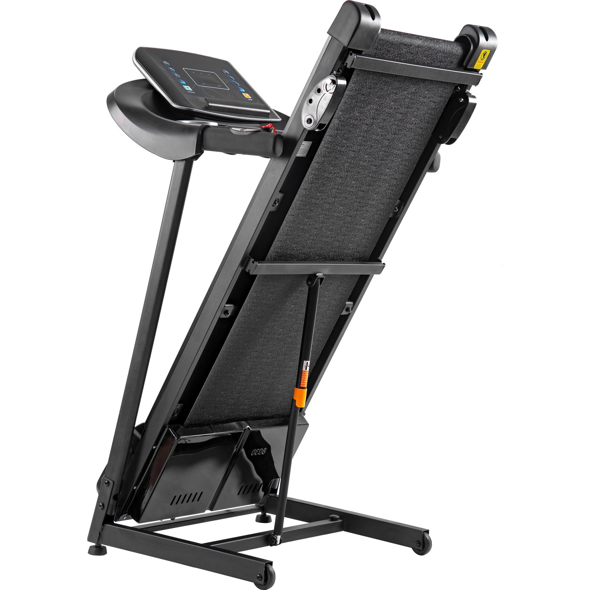 [US IN STOCK]Folding Electric Treadmill 2.5 HP Running Machine with Large LCD Display, 15 Preset Programs, 3 Manual Incline Treadmill- 220lbs