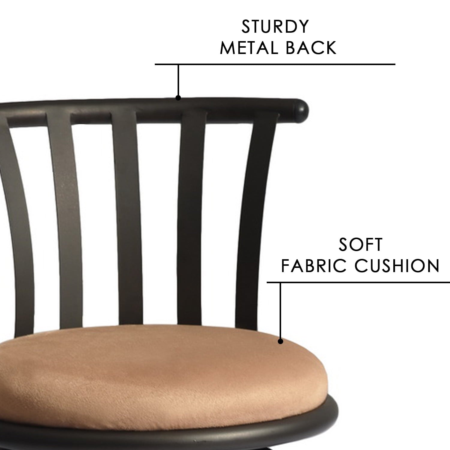 Homy Casa 24'' Swivel Counter Height Bar Stools Set of 2, Faux Leather Upholstered, Brown