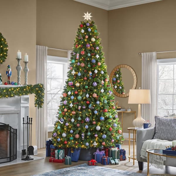 9 ft. Pre-Lit LED Westwood Fir Artificial Christmas Tree with 800 Warm White Micro Fairy Lights