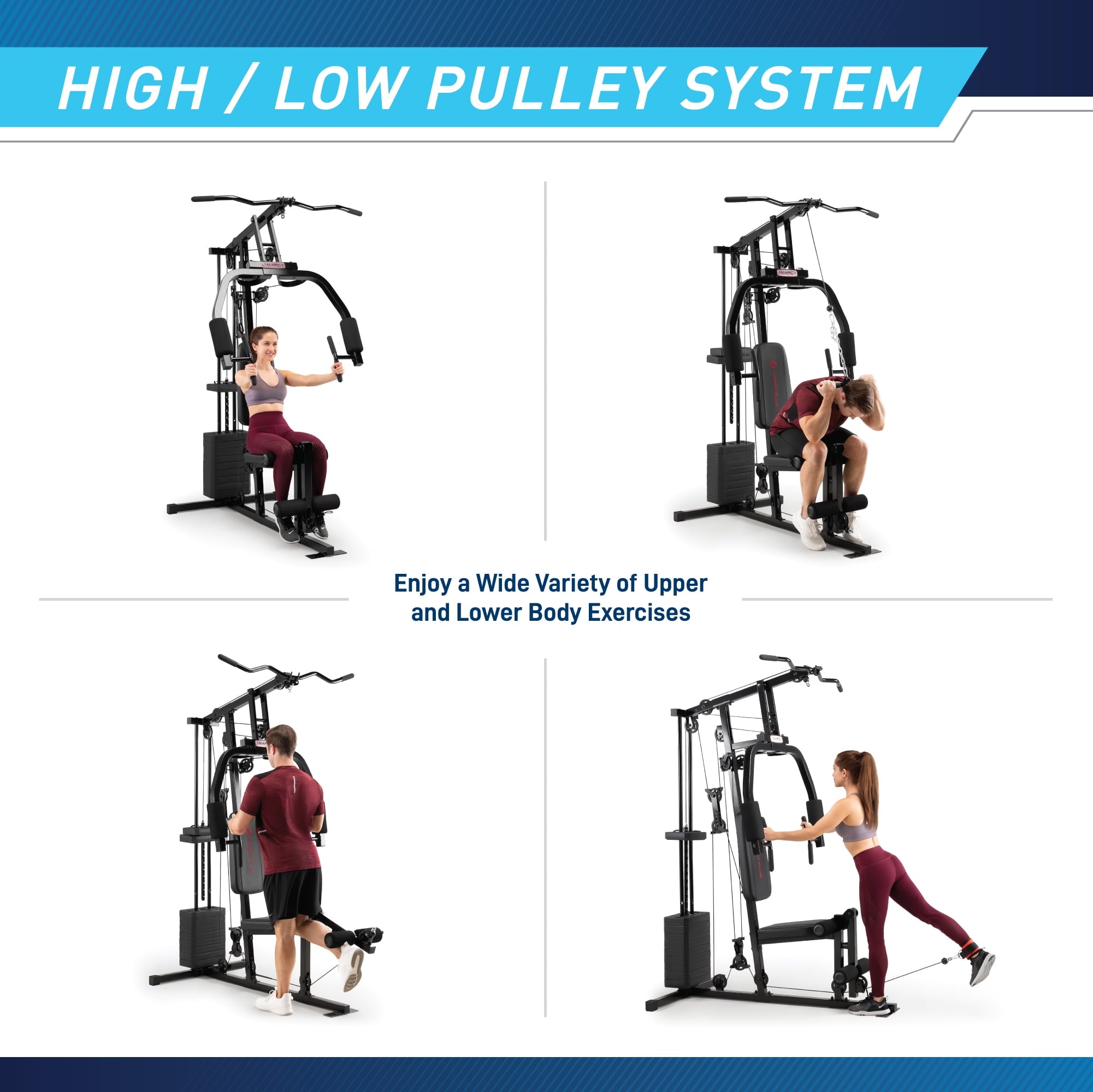 Marcy 100 lbs Stack Home Gym