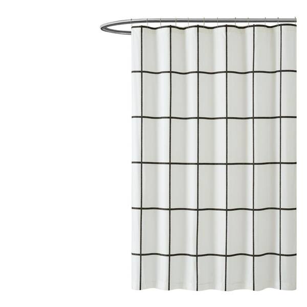 Kurt Windowpane 72 in. Shower Curtain