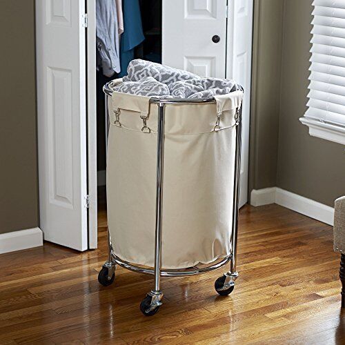 Commercial Round Laundry Hamper Large