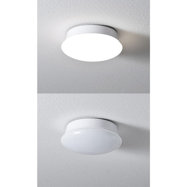Spin Light 7 in. 810 Lumens Selectable CCT LED Flush Mount Ceiling Light Closet Laundry Basement (12-Pack)