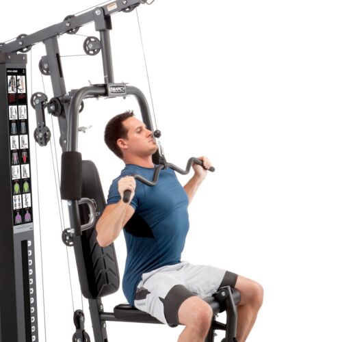 Marcy 150lb Stack Home Gym Black