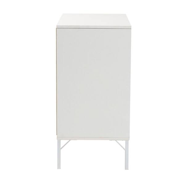 Favian White and Weathered Brown Sideboard