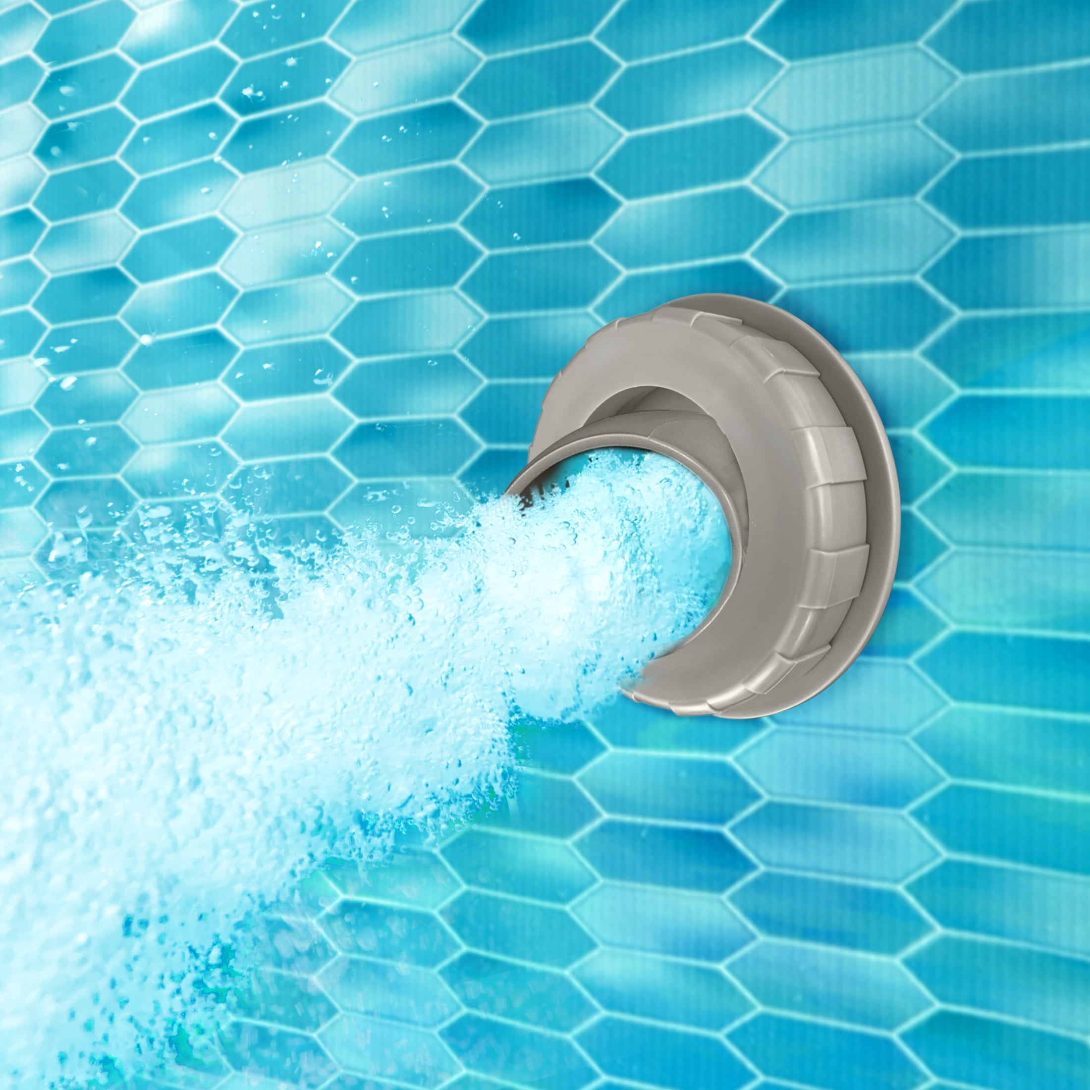 Funsicle 22 ft Oasis Designer Above Ground Frame Swimming Pool, Dark Double Rattan, Round, Age 6 & up