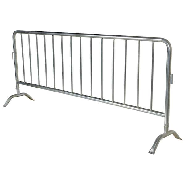 Heavy Duty Galvanized Steel Crowd Control Interlocking Barrier with Both Curved Feet
