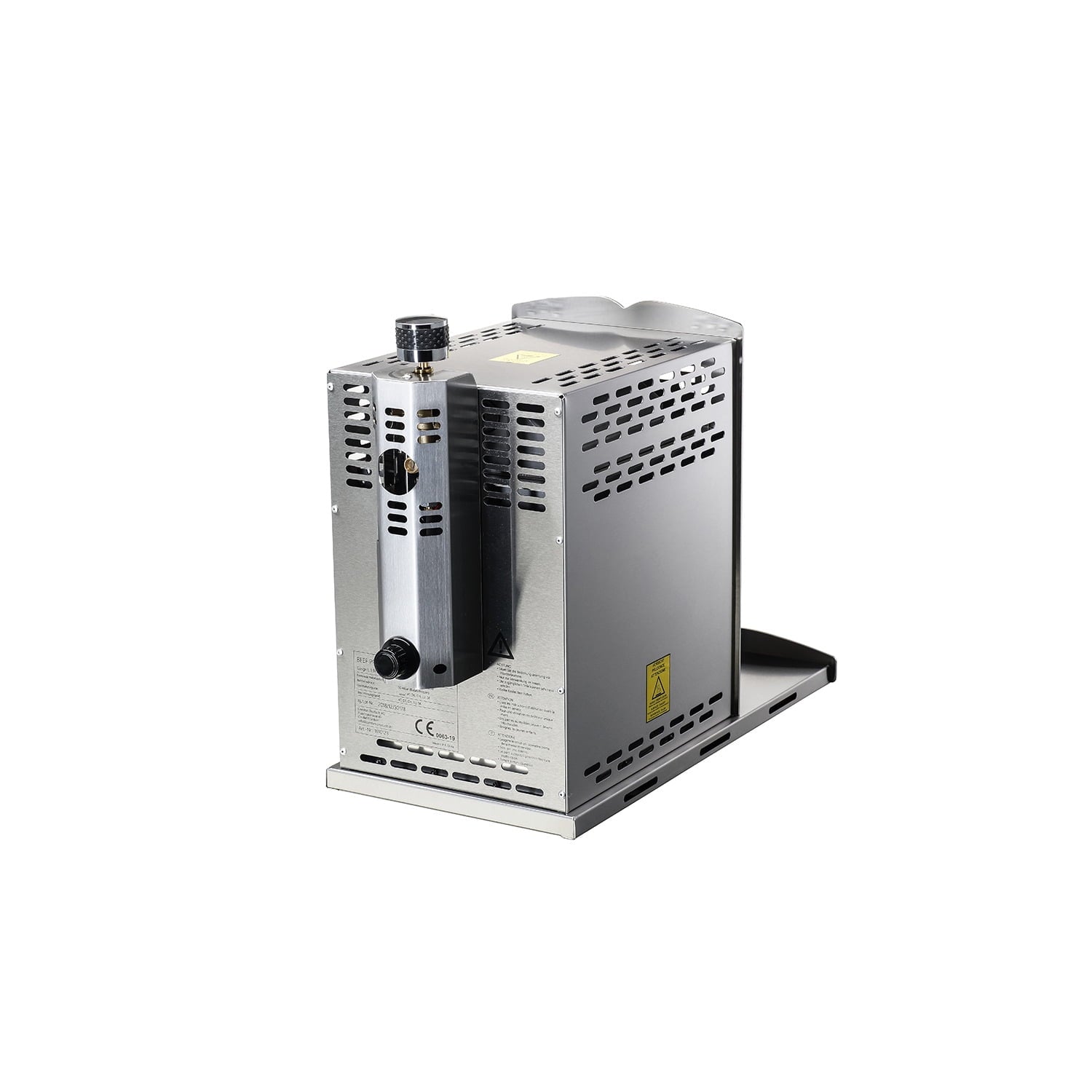 Gas Infrared Grill (Propane) Single, Vertical Cooking and Outdoor Grilling | BBQ Chicken, Steak, Fish, Vegetables | Fast, Efficient Heating Element | Stainless Steel