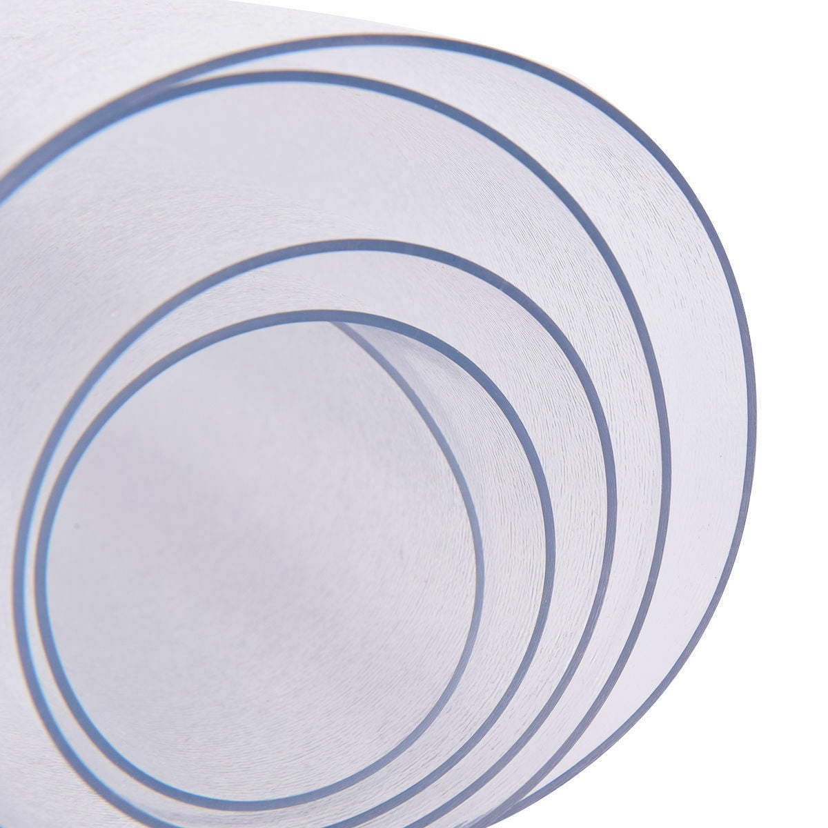 Costway 47'' x 47'' PVC Chair Floor Mat Home Office Protector for Home Office