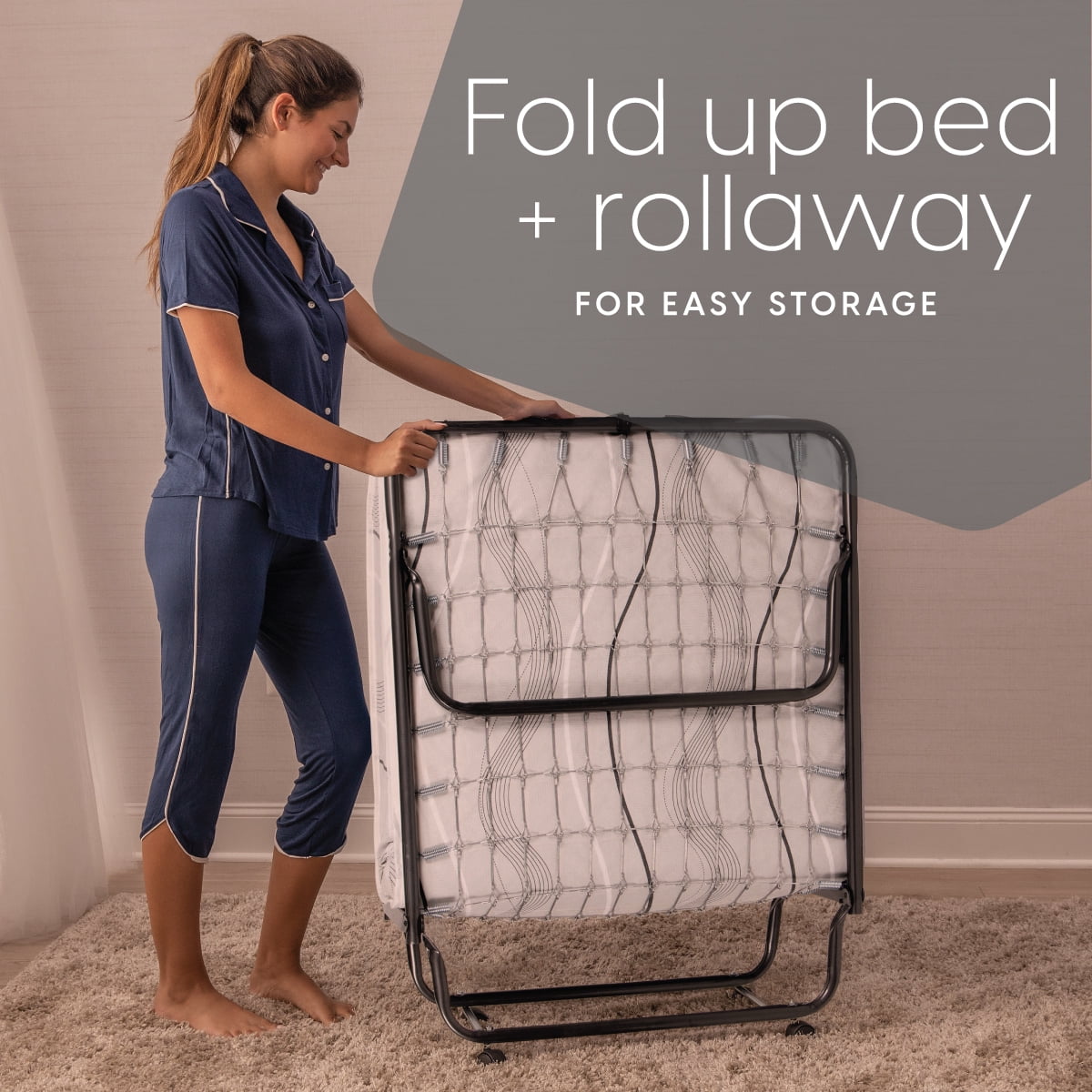 Milliard Lightweight Folding Cot with Mattress 31