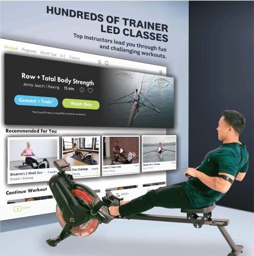 Fitness Reality Water Rowing Machine 300lbs Capacity -