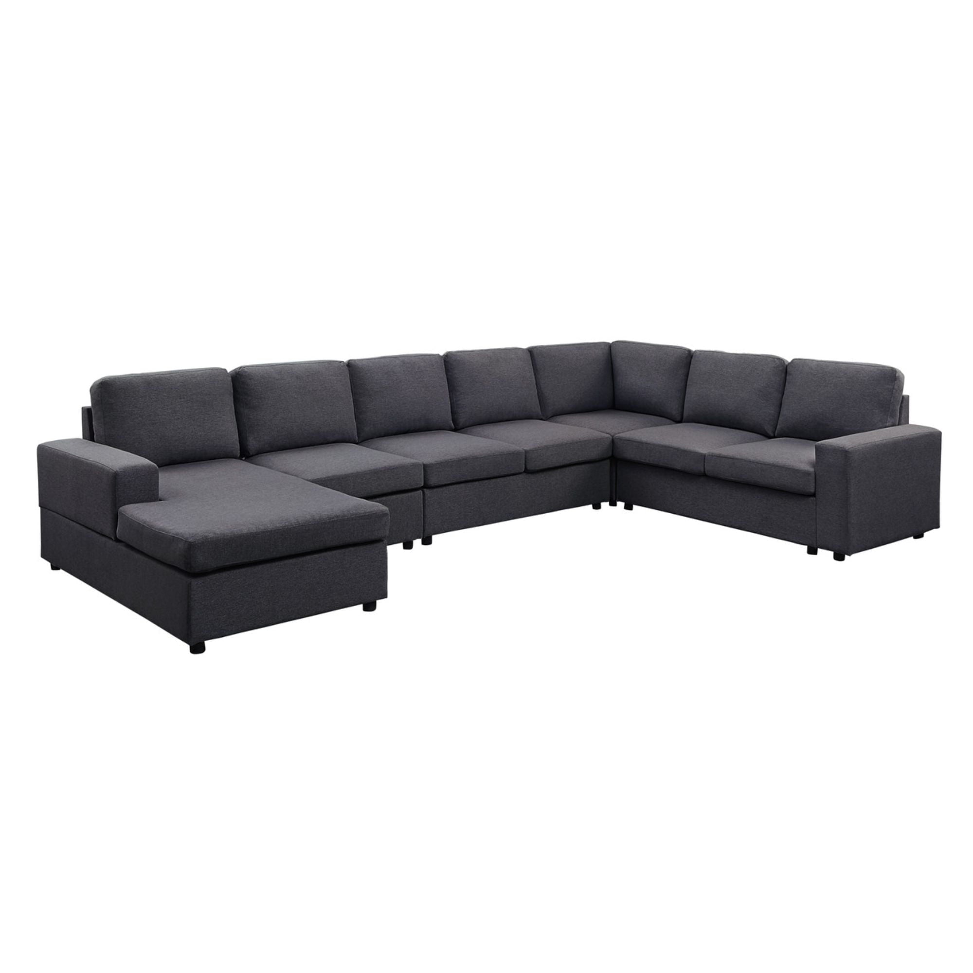 Lilola Home Tifton Modular Sectional Sofa with Reversible Chaise