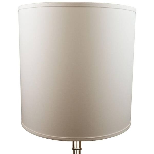 Fenchel Shades 18 in. Top Diameter x 18 in. Bottom Diameter x 18 in. Height Drum Lamp Shade - Linen Ivory