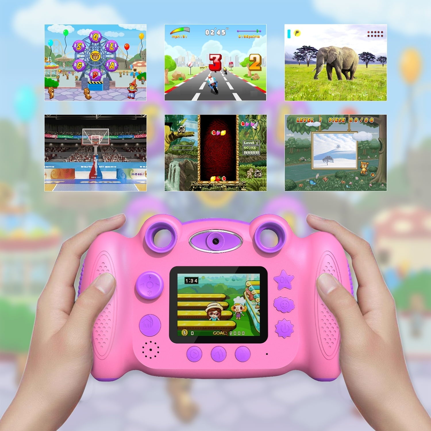 CAMPARK 32GB SD Card Class 10 Memory Card High Speed Full HD Video for Kids Video Camera, Trail Game Camera, Dash Camera, Security Camera, Action Camera, Digital Camera