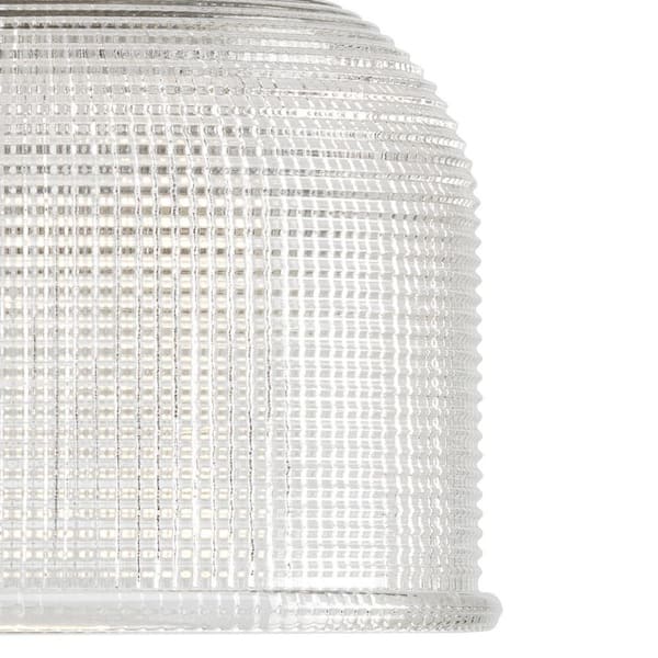 Archie Collection 26-1/2 in. 3-Light Polished Chrome Clear Double Prismatic Glass Coastal Bath Vanity Light