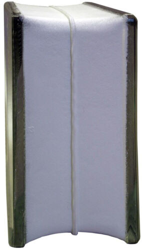 Glass Block Wave Pattern 7.75 x 7.75 x 3.12 Privacy Security (10-Pack)