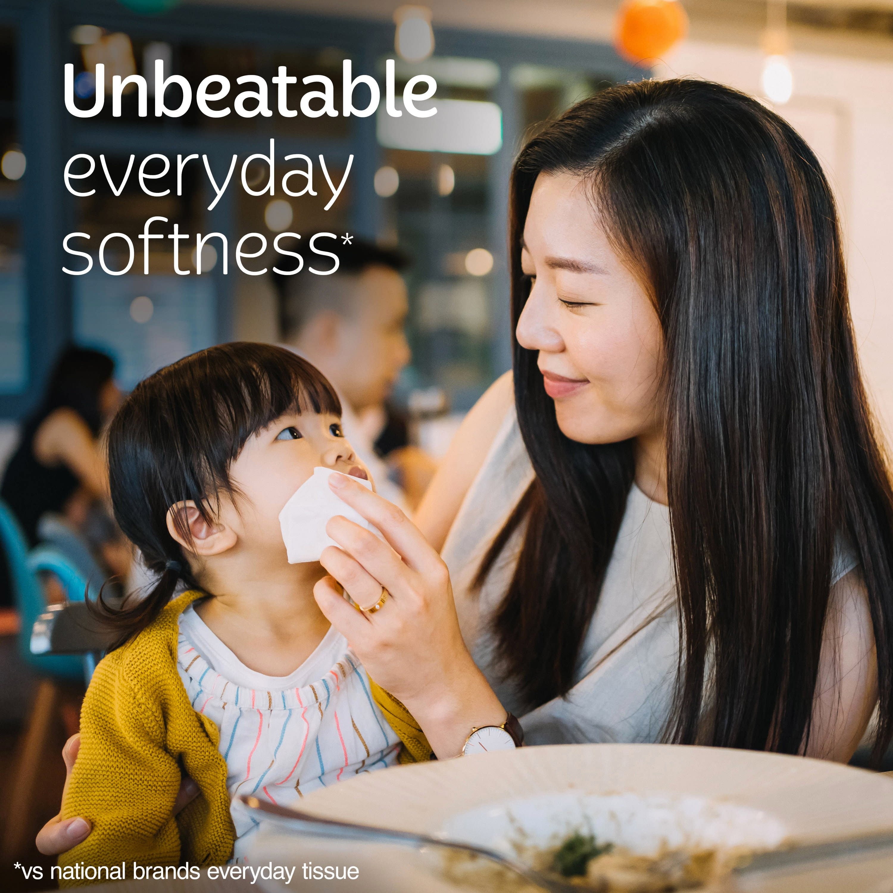 Kleenex Trusted Care Facial Tissues, 1 Flat Box, 72 White Tissues per Box, 2-Ply