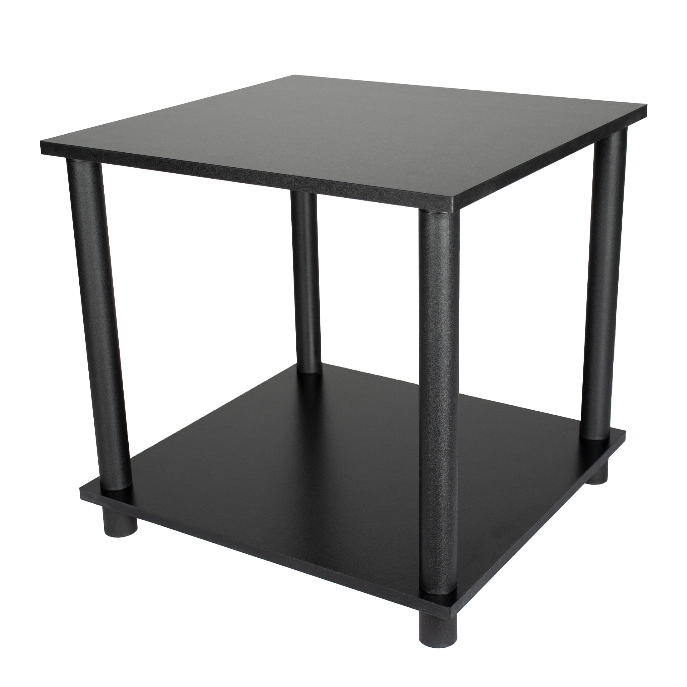 Mainstays No Tools End Tables, Solid Black, Set of 2