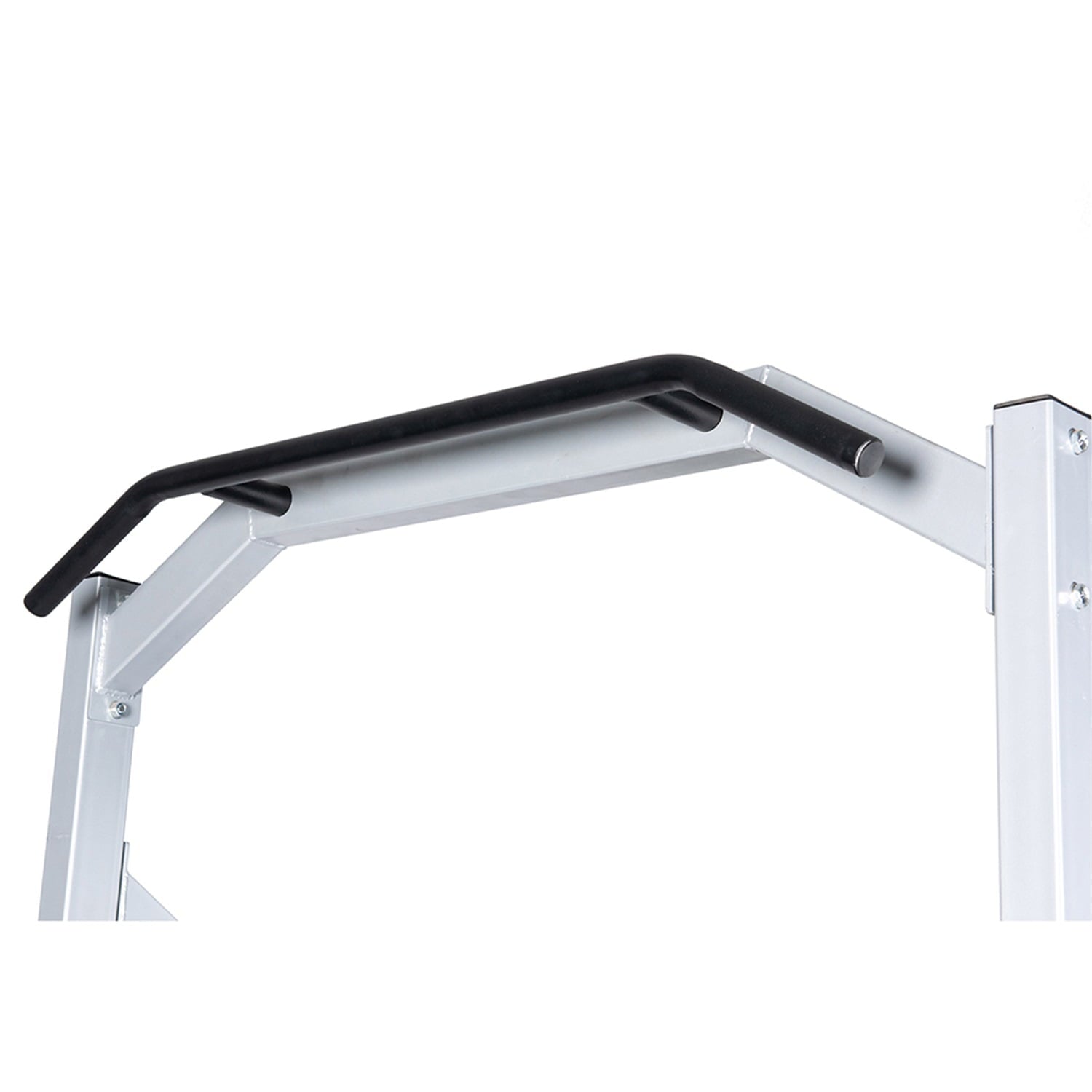 Canddidliike Power Rack Squat Stand, Home Gym Strength Training Power Cage Weight Rack with Pull Up Attachment - Silver