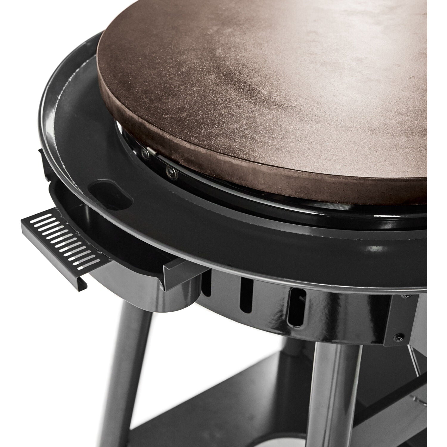 22-In. Diameter Deluxe Outdoor Griddle Cooking Center with 1 Folding Prep Table and Paper Towel Holder