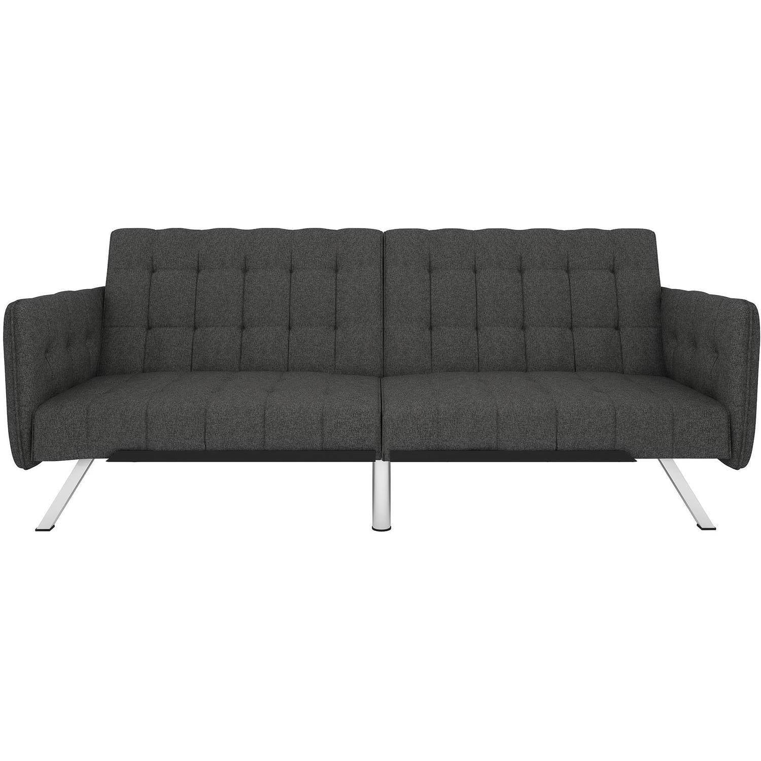 Desert Fields Emily Convertible Sofasleeper, Gray Linen