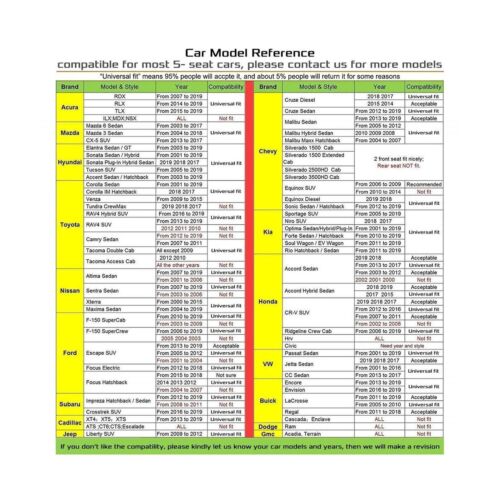 Cartoon Cat Car Seat Covers Luxury PU Leather Universal Auto Front & Rear Sea...