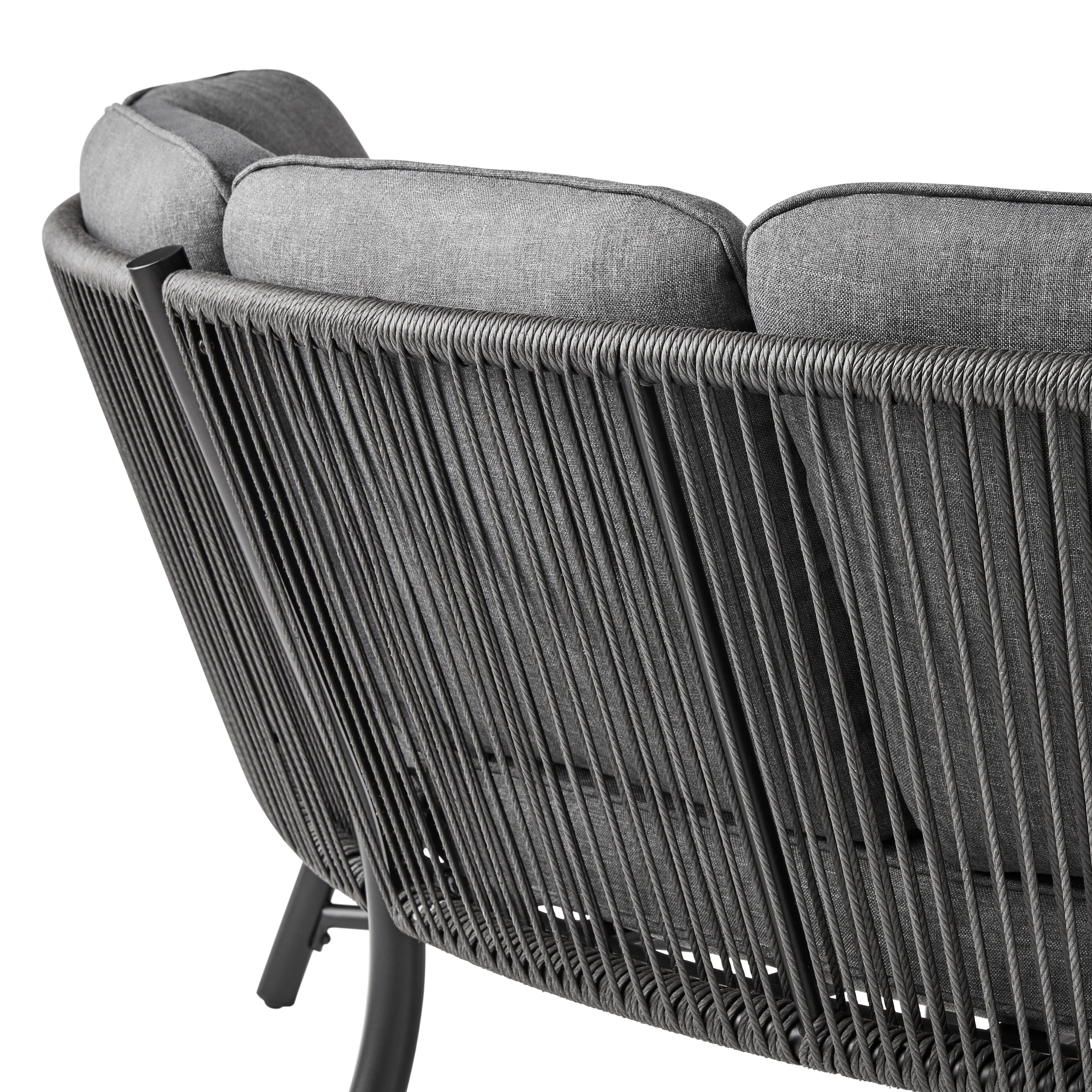 Mainstays Lawson Ridge 3-Piece Curved Sectional Set